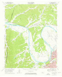 Scottsboro Tennessee Historical topographic map, 1:24000 scale, 7.5 X 7.5 Minute, Year 1968