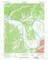 Scottsboro Tennessee Historical topographic map, 1:24000 scale, 7.5 X 7.5 Minute, Year 1968