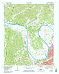Scottsboro Tennessee Historical topographic map, 1:24000 scale, 7.5 X 7.5 Minute, Year 1968
