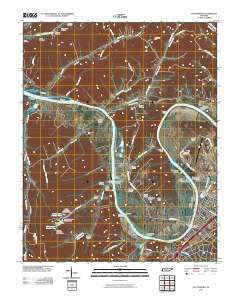 Scottsboro Tennessee Historical topographic map, 1:24000 scale, 7.5 X 7.5 Minute, Year 2010
