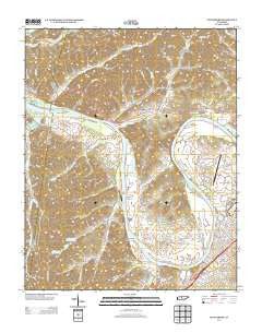 Scottsboro Tennessee Historical topographic map, 1:24000 scale, 7.5 X 7.5 Minute, Year 2013