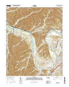 Scottsboro Tennessee Current topographic map, 1:24000 scale, 7.5 X 7.5 Minute, Year 2016