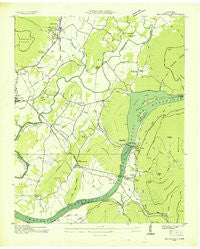 Sequatchie Tennessee Historical topographic map, 1:24000 scale, 7.5 X 7.5 Minute, Year 1936