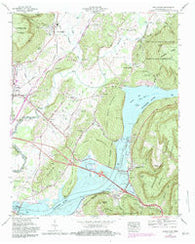 Sequatchie Tennessee Historical topographic map, 1:24000 scale, 7.5 X 7.5 Minute, Year 1970
