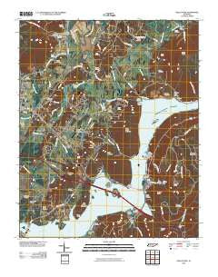 Sequatchie Tennessee Historical topographic map, 1:24000 scale, 7.5 X 7.5 Minute, Year 2010