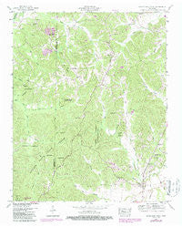Seventeen Creek Tennessee Historical topographic map, 1:24000 scale, 7.5 X 7.5 Minute, Year 1950