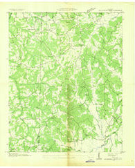 Seventeen Creek Tennessee Historical topographic map, 1:24000 scale, 7.5 X 7.5 Minute, Year 1936