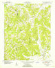 Seventeen Creek Tennessee Historical topographic map, 1:24000 scale, 7.5 X 7.5 Minute, Year 1950