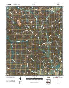 Seventeen Creek Tennessee Historical topographic map, 1:24000 scale, 7.5 X 7.5 Minute, Year 2010
