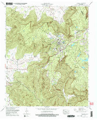 Sewanee Tennessee Historical topographic map, 1:24000 scale, 7.5 X 7.5 Minute, Year 1974
