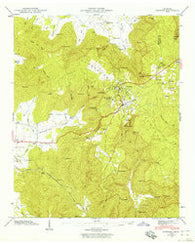 Sewanee Tennessee Historical topographic map, 1:24000 scale, 7.5 X 7.5 Minute, Year 1946