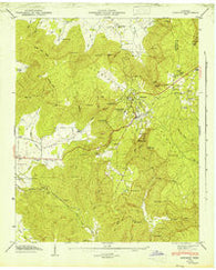 Sewanee Tennessee Historical topographic map, 1:24000 scale, 7.5 X 7.5 Minute, Year 1946