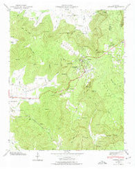 Sewanee Tennessee Historical topographic map, 1:24000 scale, 7.5 X 7.5 Minute, Year 1946