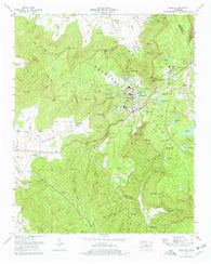 Sewanee Tennessee Historical topographic map, 1:24000 scale, 7.5 X 7.5 Minute, Year 1974