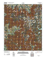 Sewanee Tennessee Historical topographic map, 1:24000 scale, 7.5 X 7.5 Minute, Year 2010