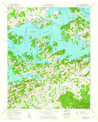 Shady Grove Tennessee Historical topographic map, 1:24000 scale, 7.5 X 7.5 Minute, Year 1961