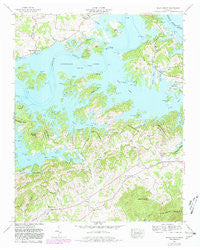 Shady Grove Tennessee Historical topographic map, 1:24000 scale, 7.5 X 7.5 Minute, Year 1961