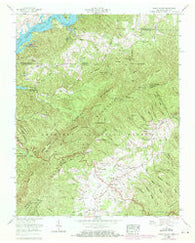 Shady Valley Tennessee Historical topographic map, 1:24000 scale, 7.5 X 7.5 Minute, Year 1960