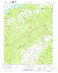 Shady Valley Tennessee Historical topographic map, 1:24000 scale, 7.5 X 7.5 Minute, Year 1960
