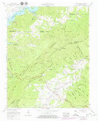 Shady Valley Tennessee Historical topographic map, 1:24000 scale, 7.5 X 7.5 Minute, Year 1960