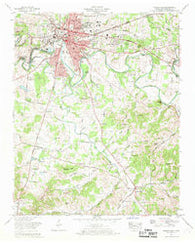 Shelbyville Tennessee Historical topographic map, 1:24000 scale, 7.5 X 7.5 Minute, Year 1966