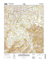 Shelbyville Tennessee Current topographic map, 1:24000 scale, 7.5 X 7.5 Minute, Year 2016