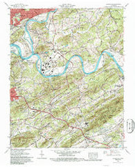 Shooks Gap Tennessee Historical topographic map, 1:24000 scale, 7.5 X 7.5 Minute, Year 1979