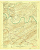 Shooks Gap Tennessee Historical topographic map, 1:24000 scale, 7.5 X 7.5 Minute, Year 1940
