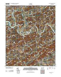 Shooks Gap Tennessee Historical topographic map, 1:24000 scale, 7.5 X 7.5 Minute, Year 2010