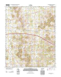 Shop Springs Tennessee Historical topographic map, 1:24000 scale, 7.5 X 7.5 Minute, Year 2013