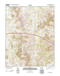 Shop Springs Tennessee Historical topographic map, 1:24000 scale, 7.5 X 7.5 Minute, Year 2013