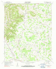 Short Mountain Tennessee Historical topographic map, 1:24000 scale, 7.5 X 7.5 Minute, Year 1960