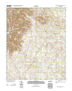 Short Mountain Tennessee Historical topographic map, 1:24000 scale, 7.5 X 7.5 Minute, Year 2013