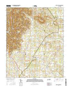 Short Mountain Tennessee Current topographic map, 1:24000 scale, 7.5 X 7.5 Minute, Year 2016