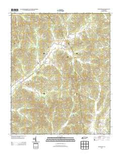 Silerton Tennessee Historical topographic map, 1:24000 scale, 7.5 X 7.5 Minute, Year 2013