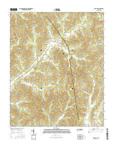 Silerton Tennessee Current topographic map, 1:24000 scale, 7.5 X 7.5 Minute, Year 2016