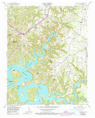Silver Point Tennessee Historical topographic map, 1:24000 scale, 7.5 X 7.5 Minute, Year 1956