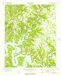 Silver Point Tennessee Historical topographic map, 1:24000 scale, 7.5 X 7.5 Minute, Year 1956