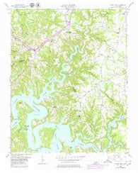 Silver Point Tennessee Historical topographic map, 1:24000 scale, 7.5 X 7.5 Minute, Year 1956