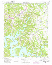 Silver Point Tennessee Historical topographic map, 1:24000 scale, 7.5 X 7.5 Minute, Year 1956