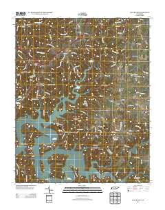 Silver Point Tennessee Historical topographic map, 1:24000 scale, 7.5 X 7.5 Minute, Year 2013
