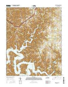 Silver Point Tennessee Current topographic map, 1:24000 scale, 7.5 X 7.5 Minute, Year 2016