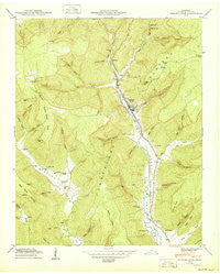 Sinking Cove Tennessee Historical topographic map, 1:24000 scale, 7.5 X 7.5 Minute, Year 1950