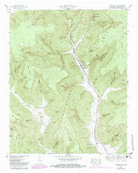 Sinking Cove Tennessee Historical topographic map, 1:24000 scale, 7.5 X 7.5 Minute, Year 1947