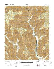 Sinking Cove Tennessee Current topographic map, 1:24000 scale, 7.5 X 7.5 Minute, Year 2016