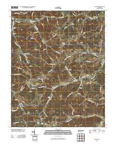 Slayden Tennessee Historical topographic map, 1:24000 scale, 7.5 X 7.5 Minute, Year 2010