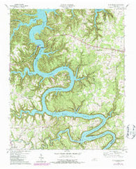 Sligo Bridge Tennessee Historical topographic map, 1:24000 scale, 7.5 X 7.5 Minute, Year 1960