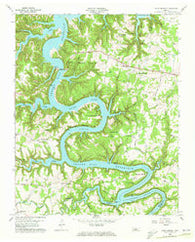 Sligo Bridge Tennessee Historical topographic map, 1:24000 scale, 7.5 X 7.5 Minute, Year 1960