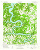 Sligo Bridge Tennessee Historical topographic map, 1:24000 scale, 7.5 X 7.5 Minute, Year 1960