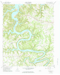 Sligo Bridge Tennessee Historical topographic map, 1:24000 scale, 7.5 X 7.5 Minute, Year 1960